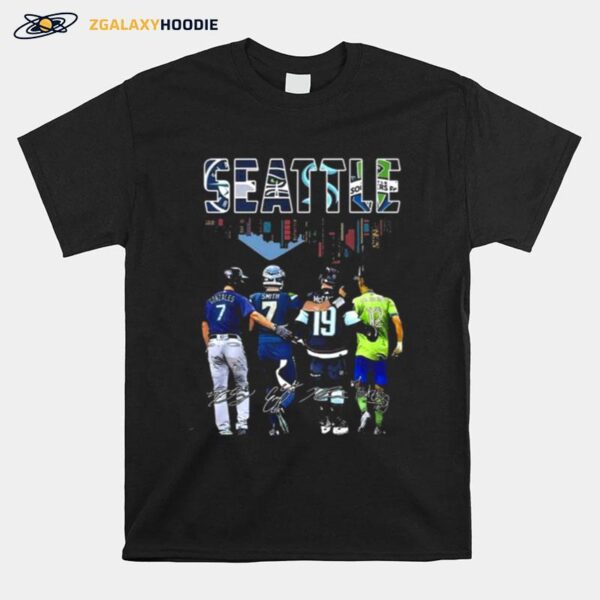 Seattle Sports Gonzales Smith Mccanny Signatures T-Shirt