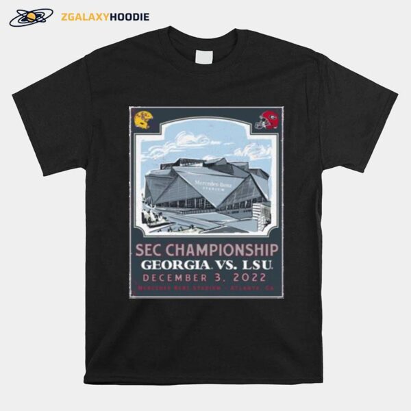 Sec Championship Georgia Vs Lsu December 3 2022 T-Shirt
