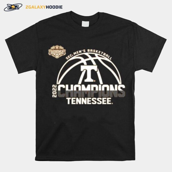 Sec Mens Basketball Champions Tennessee Volunteers 2022 T-Shirt