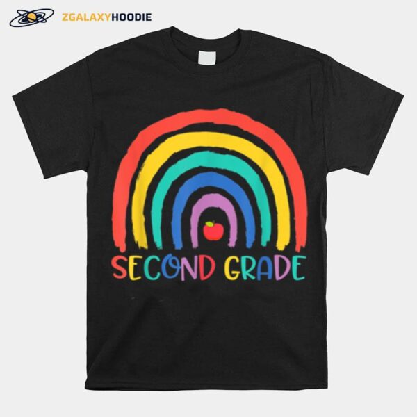 Second Grade Rainbow Girls Boys Teacher Team 2Nd Grade Squad T-Shirt