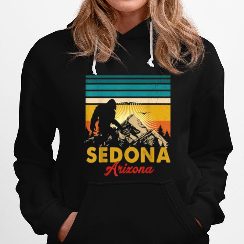 Sedona Arizona Bigfoot National Park Mountains Camping Vintage Hoodie