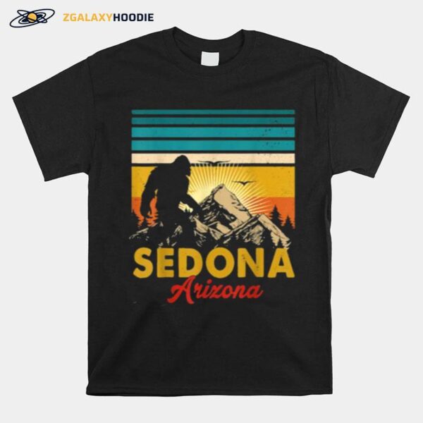 Sedona Arizona Bigfoot National Park Mountains Camping Vintage T-Shirt