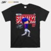 Seiya Suzuki Chicago C Cartoon Baseball Signatures T-Shirt