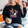 Selenas Quintanilla Leopard Love Retro Music Sweater