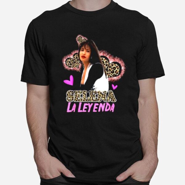 Selenas Quintanilla Leopard Love Retro Music T-Shirt