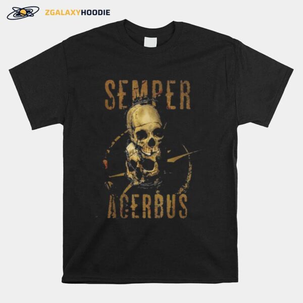 Semper Acerbus Twin Skulls T-Shirt