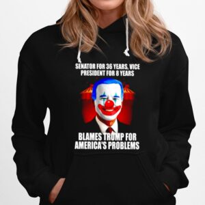 Senator For 36 Years Vice President For 8 Years Blames Trump For Americas Problems Hoodie