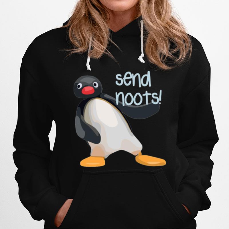 Send Noots Meme Pingu The Pengouin Hoodie
