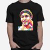 Serena Williams Colorful Art 2022 T-Shirt