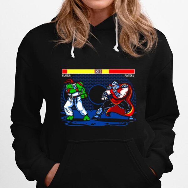 Sewer Fighter Teenage Mutant Ninja Turtles Street Fighter Hoodie