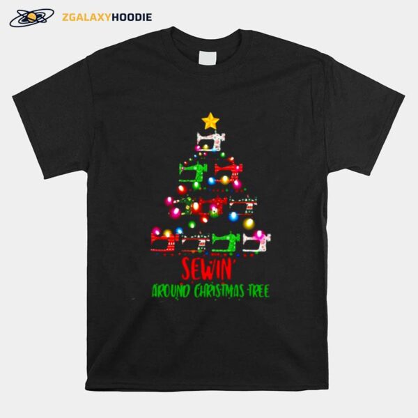 Sewing Around Christmas Tree T-Shirt