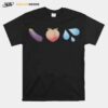 Sex Emojis Peach Eggplant Water T-Shirt