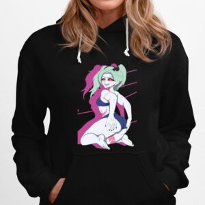 Sexy Demon Face Rebecca Cyberpunk Hoodie