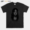 Sexy Goth Girl Vampire Horror Undead Illustrated T-Shirt