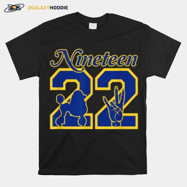 Sgrho Nineteen 22 Sigma Poodle Hand Sign 1922 Pretty Gamma T-Shirt