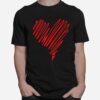 Shaded Heart Valentines T-Shirt