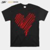 Shaded Heart Valentines T-Shirt