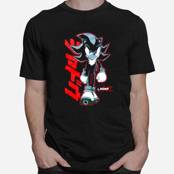 Shadow Japanese Sonic Friends The Hedgehog Sonic Adventures T-Shirt