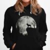 Shadow Of The French Bulldog Howling In The Moon Hoodie