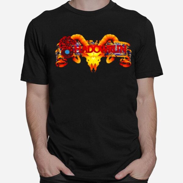 Shadowrun Dragon Skull Logo T-Shirt