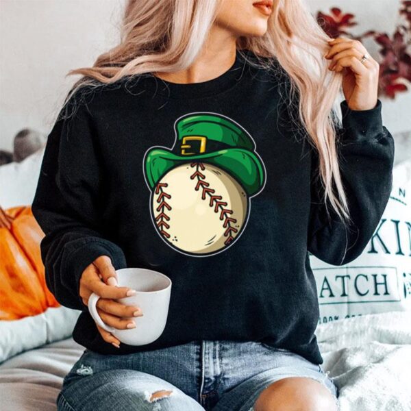 Shamrock Baseball Leprechaun St Patricks Day Sweater