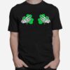 Shamrock Boobs St Patricks Day Gift T-Shirt