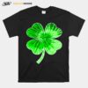 Shamrock Four Leaf Clover Tie Dye T-Shirt