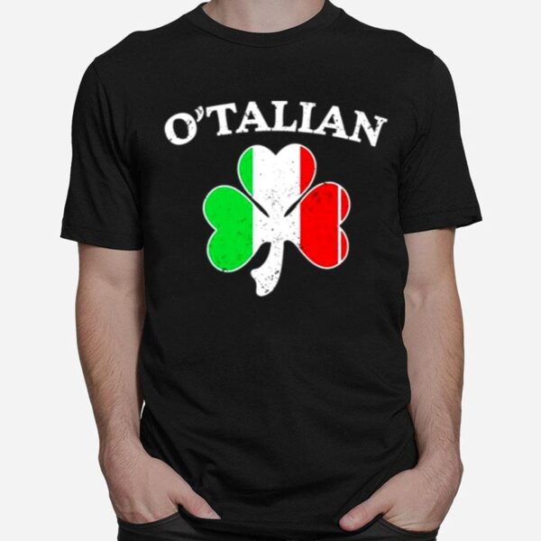 Shamrock Otalian Stpatricks Day T-Shirt