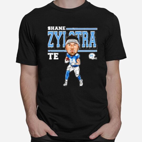 Shane Zylstra Detroit Lions Cartoon T-Shirt