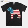 Shar Pei 4Th Of July Usa American Flag Dog T-Shirt