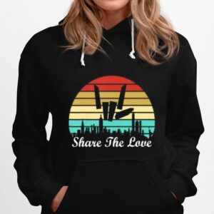 Share Love Vintage Asl Hoodie