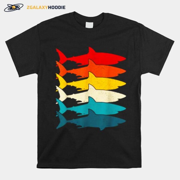 Shark Fish Fishing Vintaeg T-Shirt