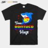 Shark Free Brother Hugs Lbgt Rainbow Heart Gay Pride Month T-Shirt