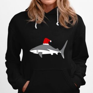 Shark Santa Hat Fin Hoodie