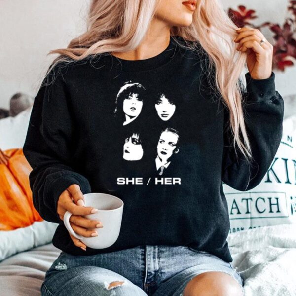 She Her Hers Band Sweater