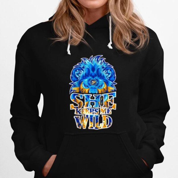 She Keep Me Wild Lion Hoodie