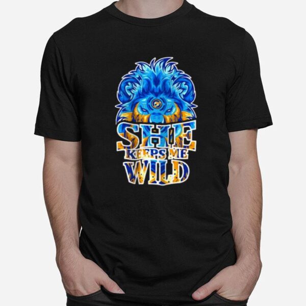 She Keep Me Wild Lion T-Shirt