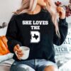 She Loves The Dallas Cowboys Texas Sweater