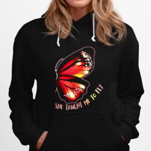 She Taught Me To Fly Butterfly Wing Hoodie