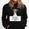 Shedding Dog Greyhound W Glasses Hoodie