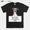 Shedding Dog Greyhound W Glasses T-Shirt