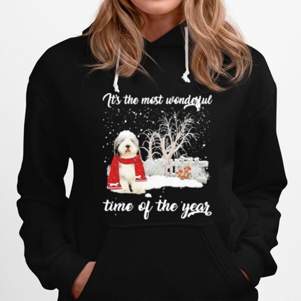 Sheep Dog Its The Most Wonderful Time Of The Year Christmas Hoodie