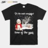 Sheep Dog Its The Most Wonderful Time Of The Year Christmas T-Shirt