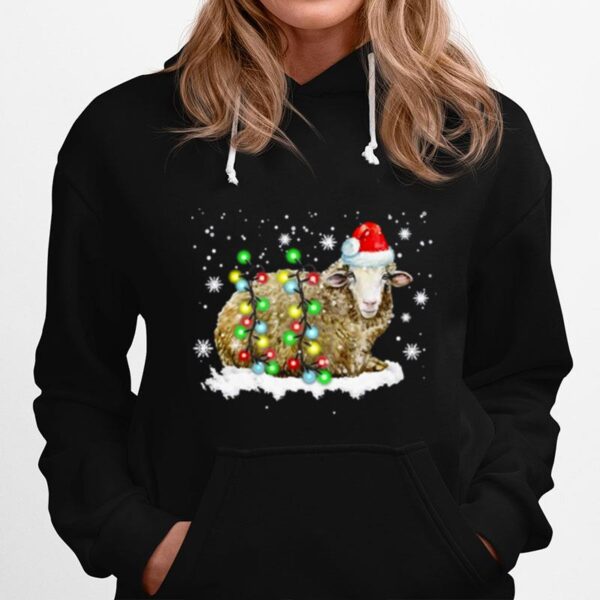 Sheep Wearing Santa Hat Christmas Mashup Limited Edition Hoodie