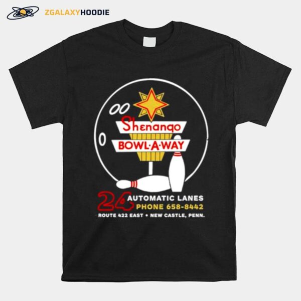 Shenango Bowl A Way New Castle Penn Bowling Alley T-Shirt