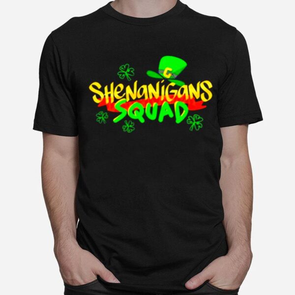 Shenanigans Squad Funny St. Patricks Day Matching Group T-Shirt