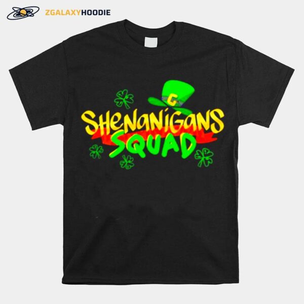 Shenanigans Squad Funny St. Patricks Day Matching Group T-Shirt