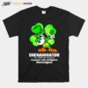 Shenanigator Definition A Person Who Instigates Snoopy Dabbing Patricks Day T-Shirt