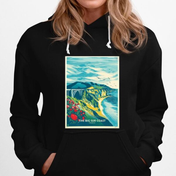 Shepard Fairey Big Sur Coast Poster Artist Edition 2022 Hoodie