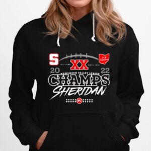 Sheridan General Football 2022 Muskingum Valley League Champions Hoodie